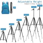 UEGOGO 62" Phone Tripod with Remote & Universal Clip