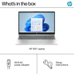 HP 15.6" FHD Touch Laptop - Intel Core i7, 16GB RAM, 512GB SSD - Silver