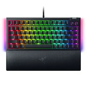 Razer - BlackWidow V4 75% Wired Orange Switch Gaming Keyboard - Black (RZ03-05000200-R3U1)