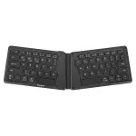Targus - Ergonomic Foldable Bluetooth Antimicrobial Keyboard - Black (AKF003US)