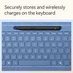 Microsoft - Surface Slim Pen (2nd Edition) and Pro Flex Keyboard for Pro (11th Edition) - Sapphire (8YU-00024)