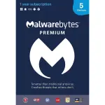 Malwarebytes - Premium (5-Devices) - Android, Apple iOS, Chrome, Mac OS, Windows
