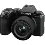 Fujifilm X-S20 Mirrorless Camera with XC 15-45mm Lens Bundle – Black