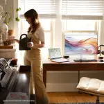 HP 27" FHD 100Hz IPS Monitor with Adjustable Height – Silver & Black