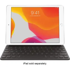 Apple - Smart Keyboard for iPad, iPad 10.2" , iPad Air and 10.5-inch iPad Pro - Black (MX3L2LL/A)
