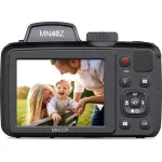 Minolta ProShot MN40Z 20MP Bridge Camera with 40x Zoom – Black