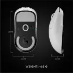 Logitech PRO X SUPERLIGHT Wireless Gaming Mouse – HERO 25K Sensor, White