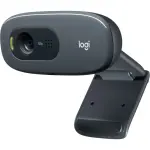 Logitech C270 Webcam with Noise-Reducing Mic – Black
