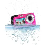 Minolta - MN40WP 48.0 Megapixel Waterproof Digital Camera Pink