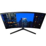 Samsung 27" F398 FHD Curved Monitor – AMD FreeSync, HDMI/DP – Glossy Black