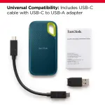 SanDisk - Extreme 2TB Portable External USB-C NVMe SSD - Monterey (SDSSDE61-2T00-G25M)