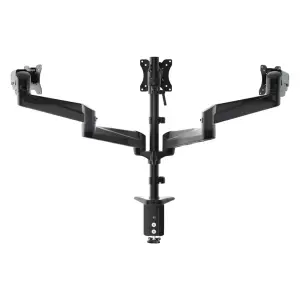 HUANUO Triple Monitor Desk Mount - Black