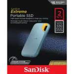 SanDisk - Extreme Portable 2TB External USB-C NVMe SSD - Sky Blue (SDSSDE61-2T00-G25B)