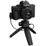 Panasonic LUMIX G100 4K Mirrorless Vlogging Kit (12-32mm, Tripod Grip) – Black