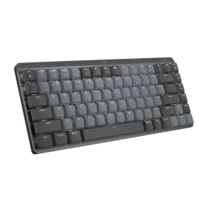 Logitech - MX Mechanical Mini Compact Wireless Mechanical Tactile Switch Keyboard for Windows/macOS - Graphite (920-010550)
