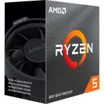 AMD - Ryzen 5 4500 3.6 GHz Six-Core AM4 Processor - Black
