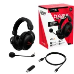 HyperX - Cloud II Core Wireless Headset for PC - Black (6Y2G8AA)