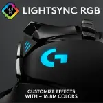 Logitech G502 HERO Wired Optical Gaming Mouse with RGB – Black