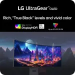 LG UltraGear 32" OLED Gaming Monitor - 4K 240Hz / FHD 480Hz, 0.03ms, G-SYNC, FreeSync Pro - Black