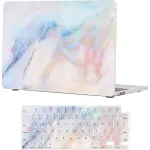 SaharaCase Marble Blue Case for MacBook Pro 14" (M1-M4).