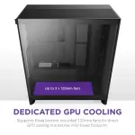 NZXT - H7 2024 Flow Mid-Tower ATX PC Case - Black (CM-H72FB-01)