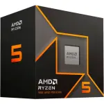 AMD Ryzen 5 9600X 6-Core Processor, 6 Core, 12 Thread, 65W AM5, 38MB Cache, Radeon Graphics - Silver