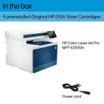 HP LaserJet Pro 4301fdn Color All-in-One Laser Printer (White/Blue)