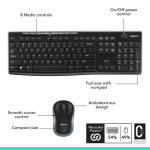 Logitech MK270 Wireless Keyboard & Mouse Combo