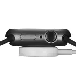 Insignia™ - Bumper Cases for Apple Watch 45mm (2-Pack) - Black/Clear (NS-AWBC45BC2)