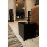 MartinLogan - Dynamo Foundation 10, 10” Sealed, Powered Subwoofer, with Magnitude MT-400 Amplifier, DSP-Optimized, and Wireless Ready - Brushed Black (DYNFND10D)