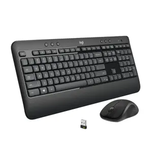 Logitech MK540 Full-Size Wireless Keyboard & Mouse for PC – Black