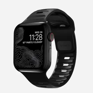 Nomad - Sport Band for Apple Watch® 42, 44, 45mm (Series 1-8) and Apple Watch Ultra - Black (NM1Am10000)