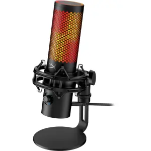 HyperX - QuadCast 2 S Wired Multi-Pattern USB Electret Condenser Microphone (9A273AA)