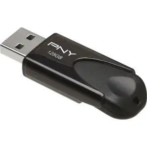 PNY 128GB Attaché 4 USB 2.0 Flash Drive – Black
