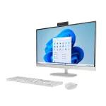 HP 27" FHD Touch-Screen All-in-One Desktop– Intel Core Ultra 7, 16GB RAM, 1TB SSD – Shell White
