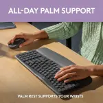 Logitech MK670 Wave Keys Ergonomic Wireless Keyboard & Mouse Combo – Graphite