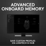 Logitech G502 HERO Wired Optical Gaming Mouse with RGB – Black