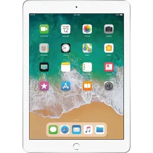 Apple - Geek Squad Certified Refurbished iPad (5th generation) with WiFi - 32GB - Silver