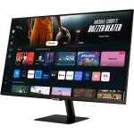 Samsung - M70D 32" LED 4K UHD 60Hz 4ms Smart Monitor - Black (LS32DM702UNXGO)