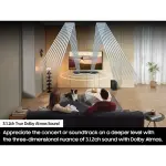 Samsung - HW-Q600C 3.1.2 Channel Q-series Soundbar with Wireless Subwoofer, Dolby Atmos and Q-Symphony - Titan Black (HW-Q600C)