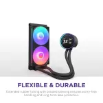 NZXT Kraken Elite 240mm Liquid Cooler with RGB Fan & 2.72" Display - Black
