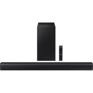 Samsung - HW-C450 2.1 Channel B-Series Soundbar with Wireless Subwoofer, DTS Virtual: X - Titan Black (HW-C450)
