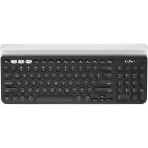 Logitech - K780 Wireless Scissor Keyboard Full-size - Graphite (920-008149)