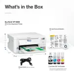 Epson EcoTank ET-3830 All-in-One Supertank Printer – White