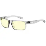 GUNNAR - Enigma Computer Glasses with Blue Light Reduction , Amber Lenses - Grey Crystal (ENI-06701)