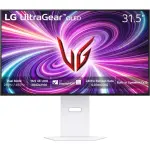 LG - UltraGear 32" OLED Dual Mode, 0.03ms NVIDIA G-SYNC Compatible, AMD Freesync Pro Gaming Monitor - White (32GS95UV-W.AUS)