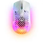 SteelSeries - Aerox 3 Super Light Honeycomb Wireless RGB Optical Gaming Mouse - Ghost Edition (62610)