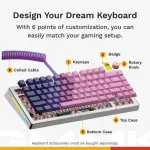 Glorious - GMMK 3 PRO HE 75% Wireless Hall-Effect Linear Switch Gaming Keyboard- Silver (GLO-GMMK3-PRO-75-PB-HE-WL-S-US)