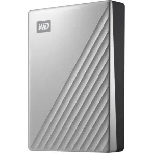 WD - My Passport Ultra 4TB- USB 3.0- External Portable Hard Drive - Silver (WDBFTM0040BSL-WESN)