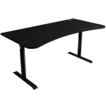 Arozzi - Arena Ultrawide Curved Gaming Desk - Pure Black (ARENA-NA-PURE-BLACK)